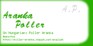 aranka poller business card